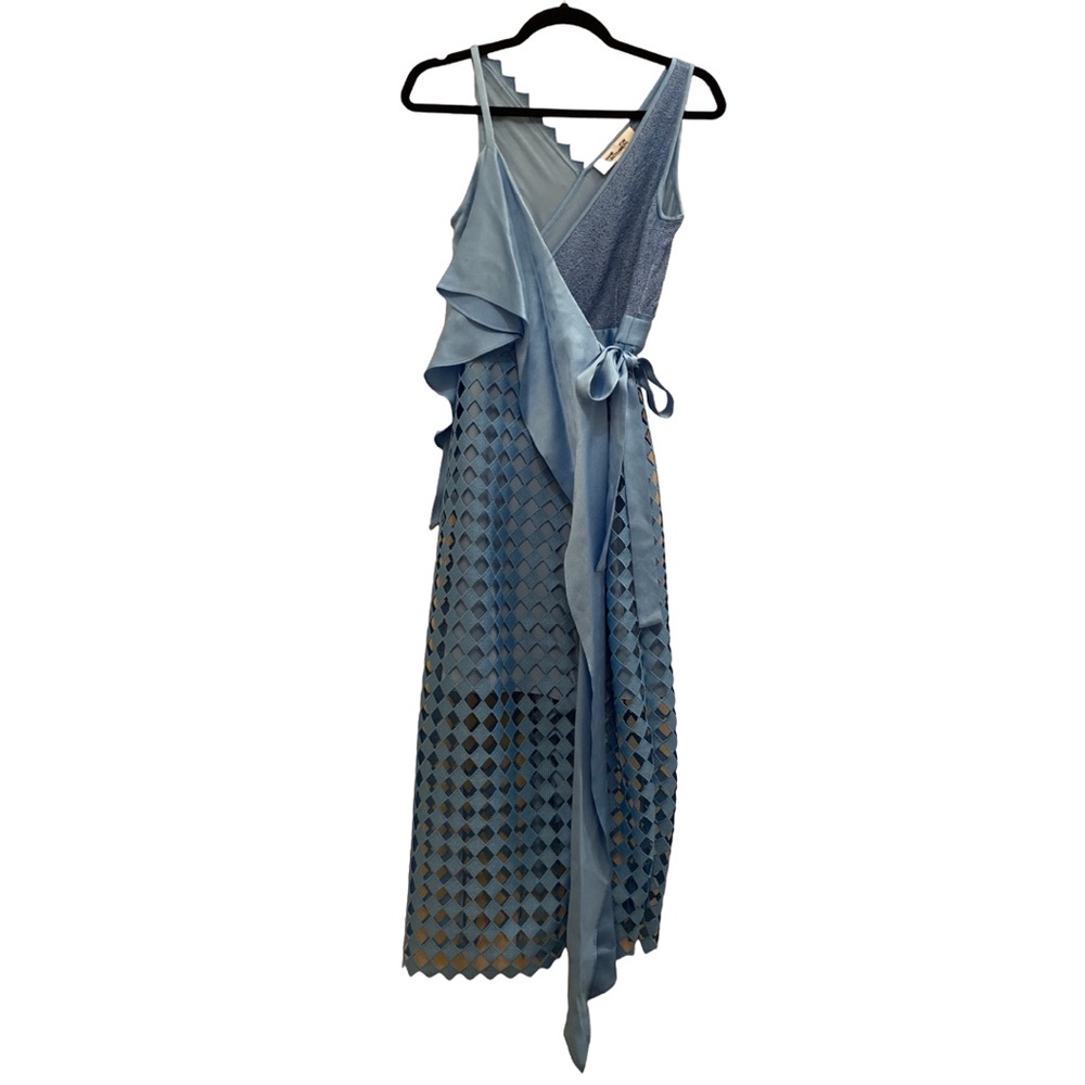 Light Blue Diane vin Furstenberg Party Dress. Sz 2